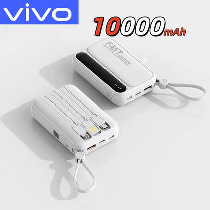 VIVO Power Bank 50000mAh 120W – 4 kable w zestawie, wyświetlacz LED