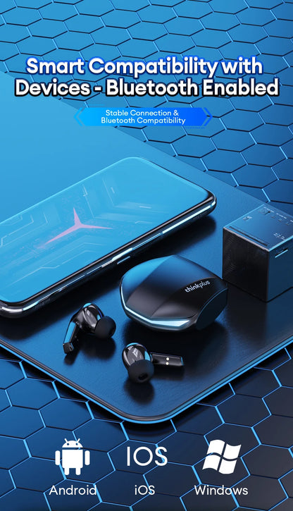 Lenovo GM2 Pro – Bluetooth 5.4 Gaming-Kopfhörer mit Mikrofon