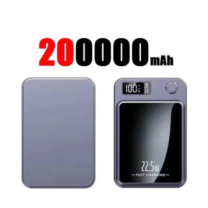 Lenovo Magnetyczny Power Bank – Bezprzewodowe Ładowanie 22.5W, do 200000mAh
