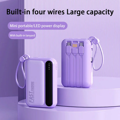 VIVO Power Bank 50000mAh 120W – 4 kable w zestawie, wyświetlacz LED