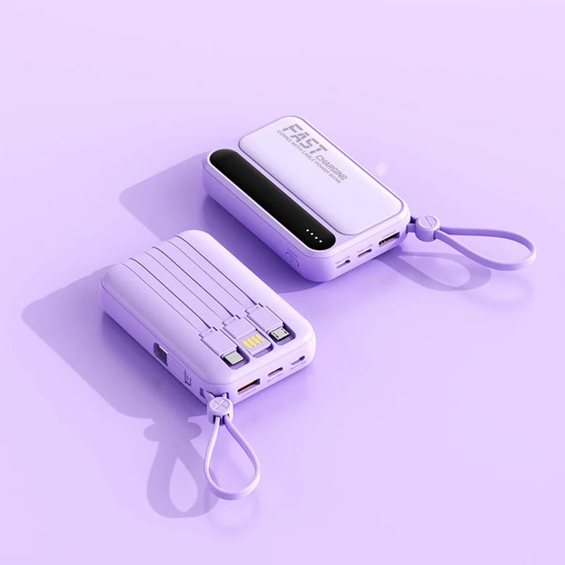 VIVO Power Bank 50000mAh 120W – 4 kable w zestawie, wyświetlacz LED