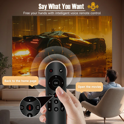 Magcubic L018 Projektor 1080P – 650 ANSI, Android 14, WiFi 6, automatische Trapezkorrektur