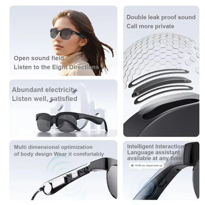 Lenovo 8K AI Smart Glasses D12 – KI-Übersetzung, ChatGPT, Gespräche, Musik