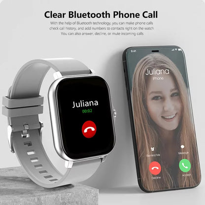 Lenovo Smartwatch 1,83" – Bluetooth-Anrufe, Gesundheitsmonitor, iOS und Android
