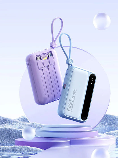 VIVO Power Bank 50000mAh 120W – 4 kable w zestawie, wyświetlacz LED