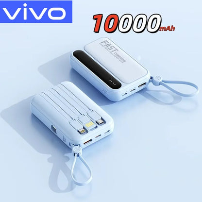 VIVO Power Bank 50000mAh 120W – 4 kable w zestawie, wyświetlacz LED