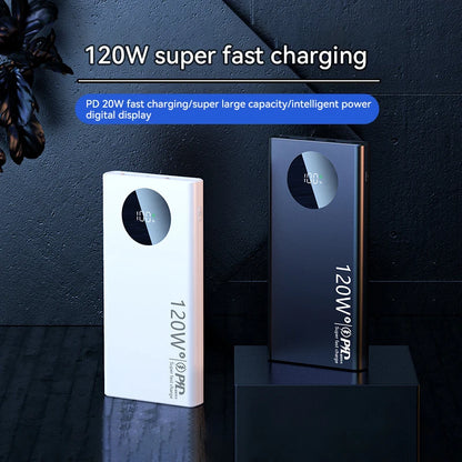 Power Bank 120W – 50000mAh, wyświetlacz LED, szybkie ładowanie