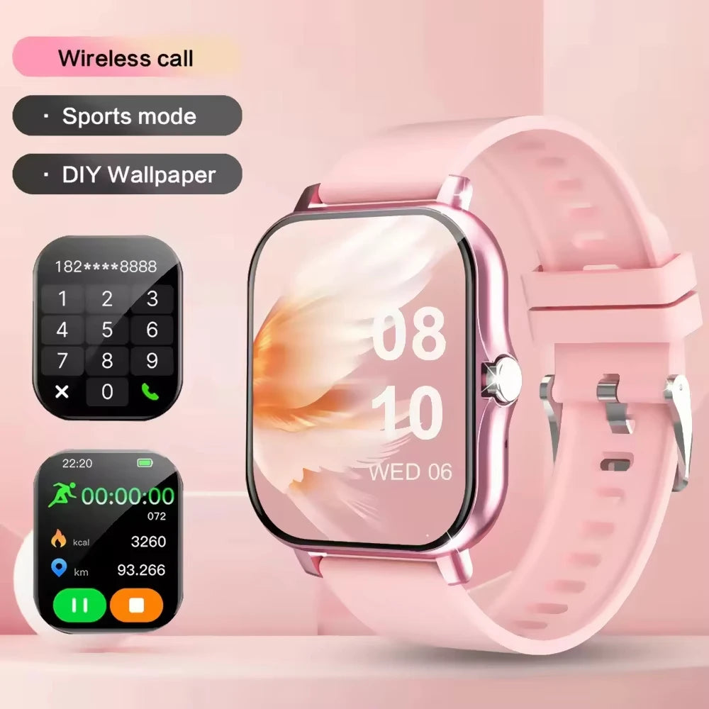 Lenovo Smartwatch 1,83" – Bluetooth-Anrufe, Gesundheitsmonitor, iOS und Android
