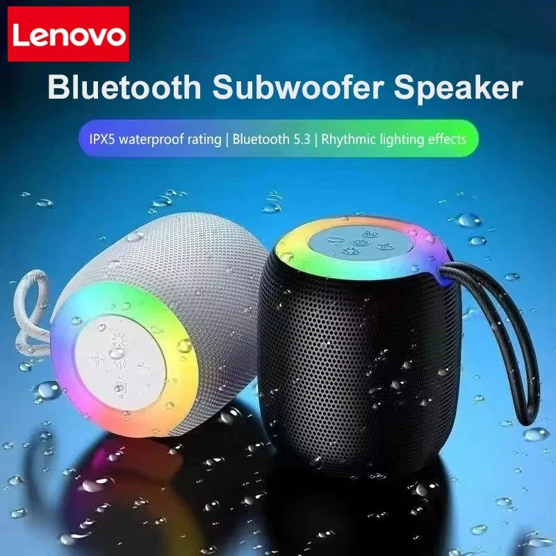 Lenovo Mini Głośnik Bluetooth – Głęboki bas, Smycz, Wodoodporny