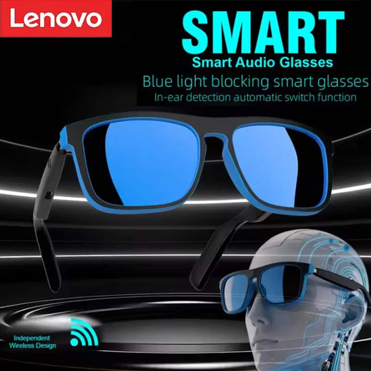 Lenovo AI Okulary Przeciwsłoneczne – Polaryzacja, Asystent Głosowy, Bluetooth
