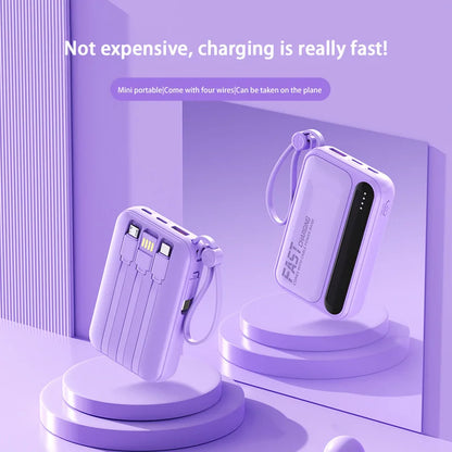 VIVO Power Bank 50000mAh 120W – 4 kable w zestawie, wyświetlacz LED