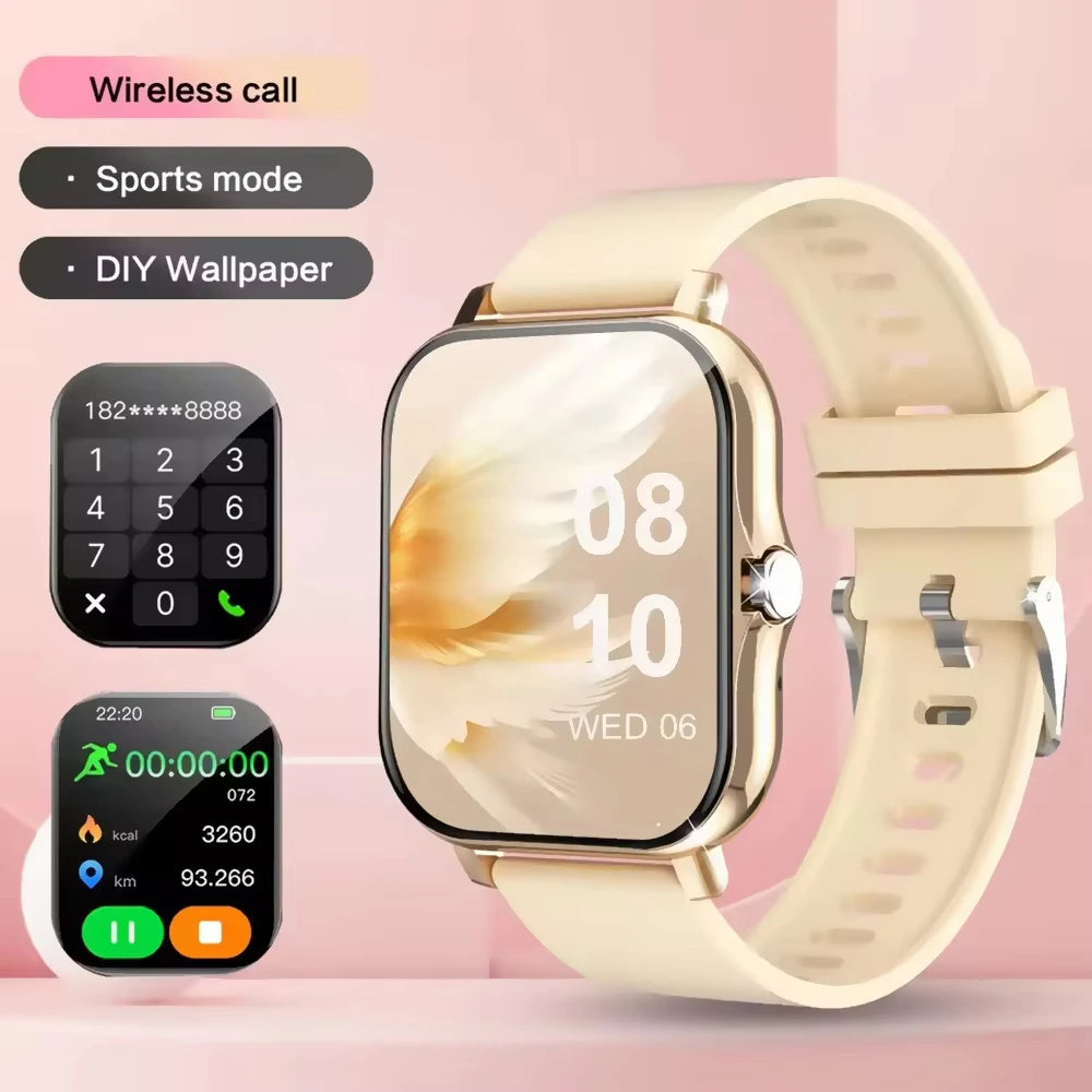 Lenovo Smartwatch 1,83" – Bluetooth-Anrufe, Gesundheitsmonitor, iOS und Android