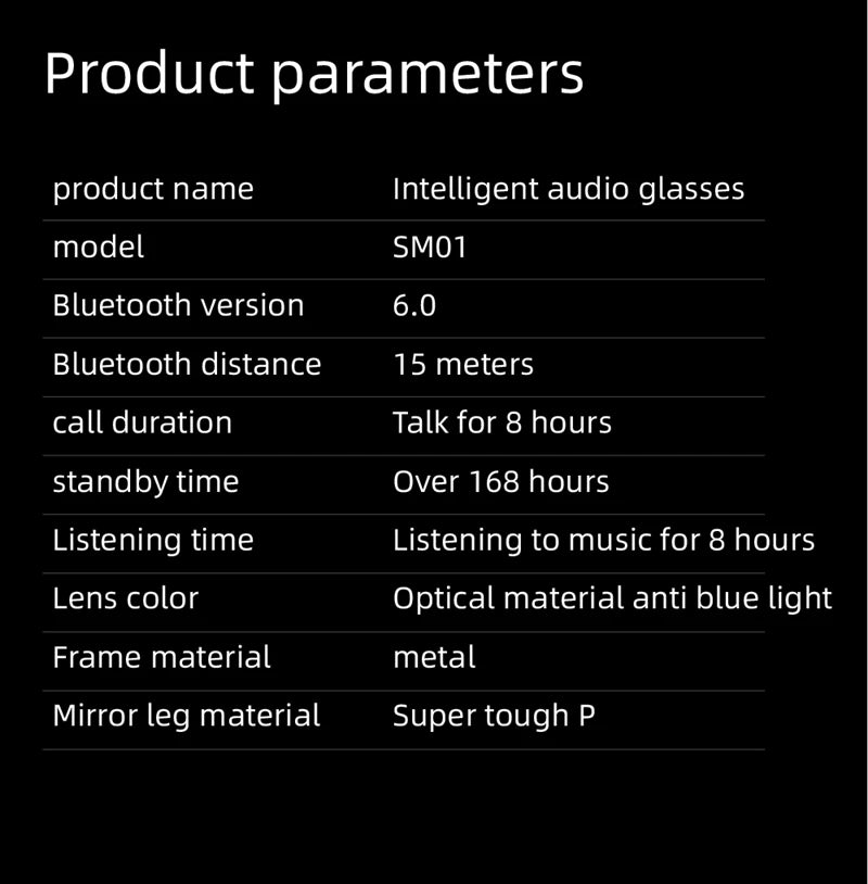 Lenovo AI Smart Sunglasses – Polarized, Voice Assistant, Bluetooth