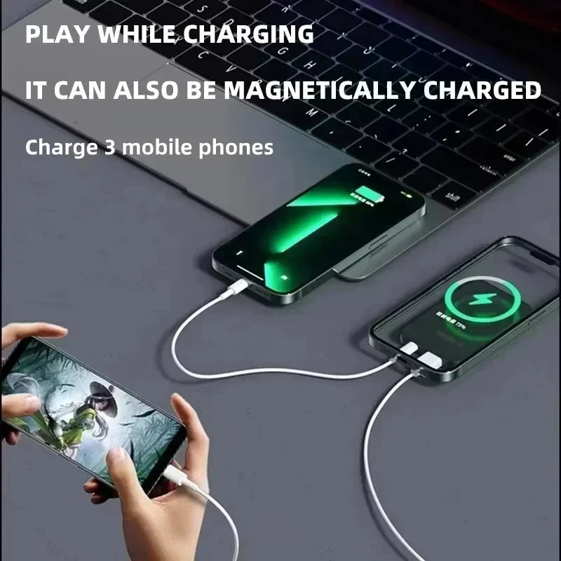 Lenovo Magnetyczny Power Bank – Bezprzewodowe Ładowanie 22.5W, do 200000mAh
