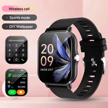 Lenovo Smartwatch 1,83" – Bluetooth-Anrufe, Gesundheitsmonitor, iOS und Android