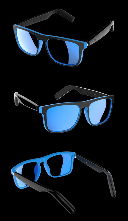 Lenovo AI Smart Sunglasses – Polarized, Voice Assistant, Bluetooth