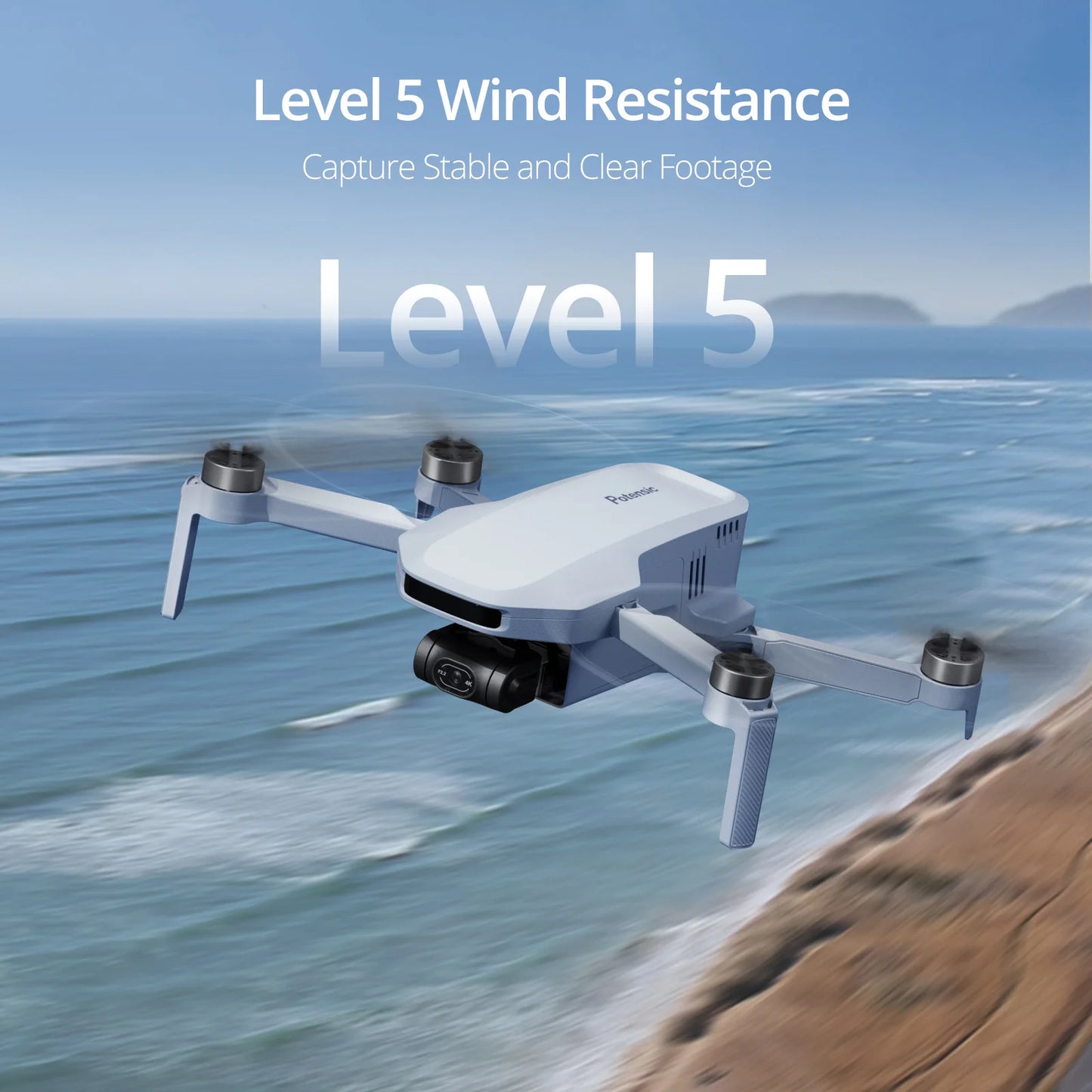 Potensic ATOM Mini Drohne 4K – GPS, 3-Achsen-Gimbal, 6 km Reichweite