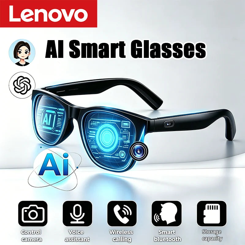Lenovo AI Smart Glasses D12 – Bluetooth-Brille mit Sprachassistent