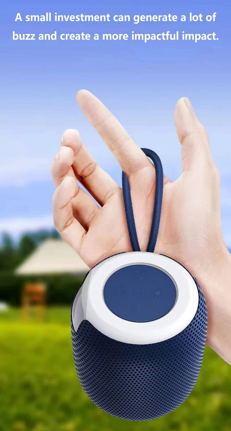 Lenovo Mini Głośnik Bluetooth – Głęboki bas, Smycz, Wodoodporny
