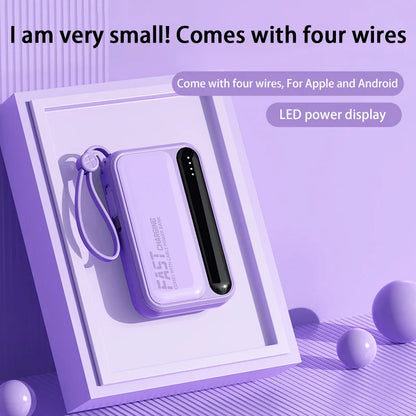 VIVO Power Bank 50000mAh 120W – 4 kable w zestawie, wyświetlacz LED